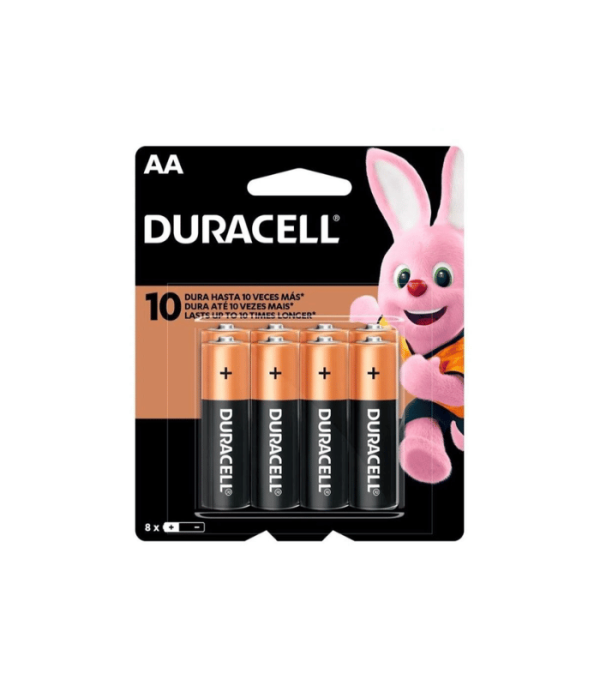 Pilas Duracell Alcalinas AA 8 unidades